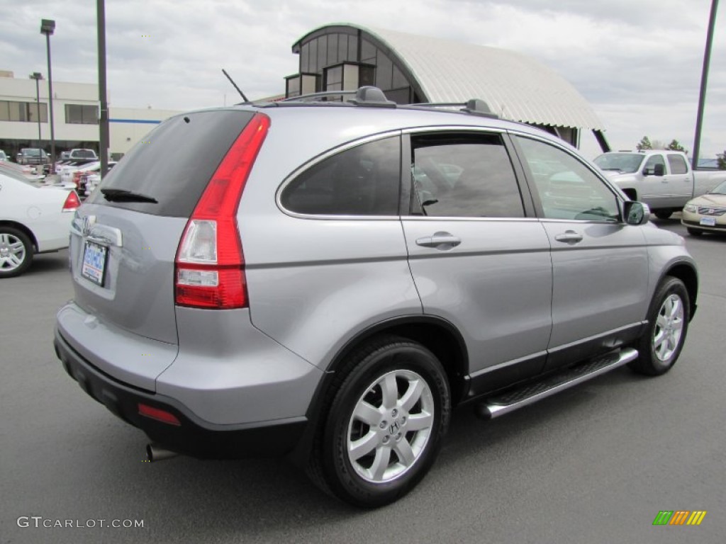 2008 CR-V EX-L 4WD - Whistler Silver Metallic / Black photo #7