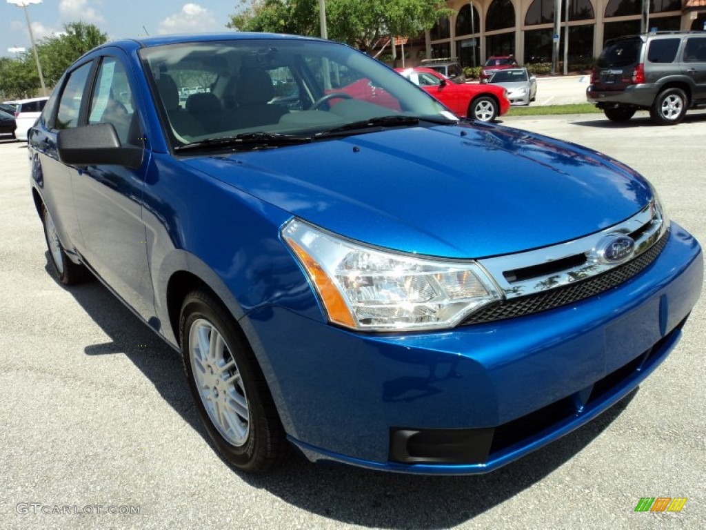Blue Flame Metallic 2010 Ford Focus SE Sedan Exterior Photo #63251631