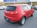 2011 Signal Red Kia Sportage LX AWD  photo #7