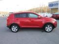 2011 Signal Red Kia Sportage LX AWD  photo #8