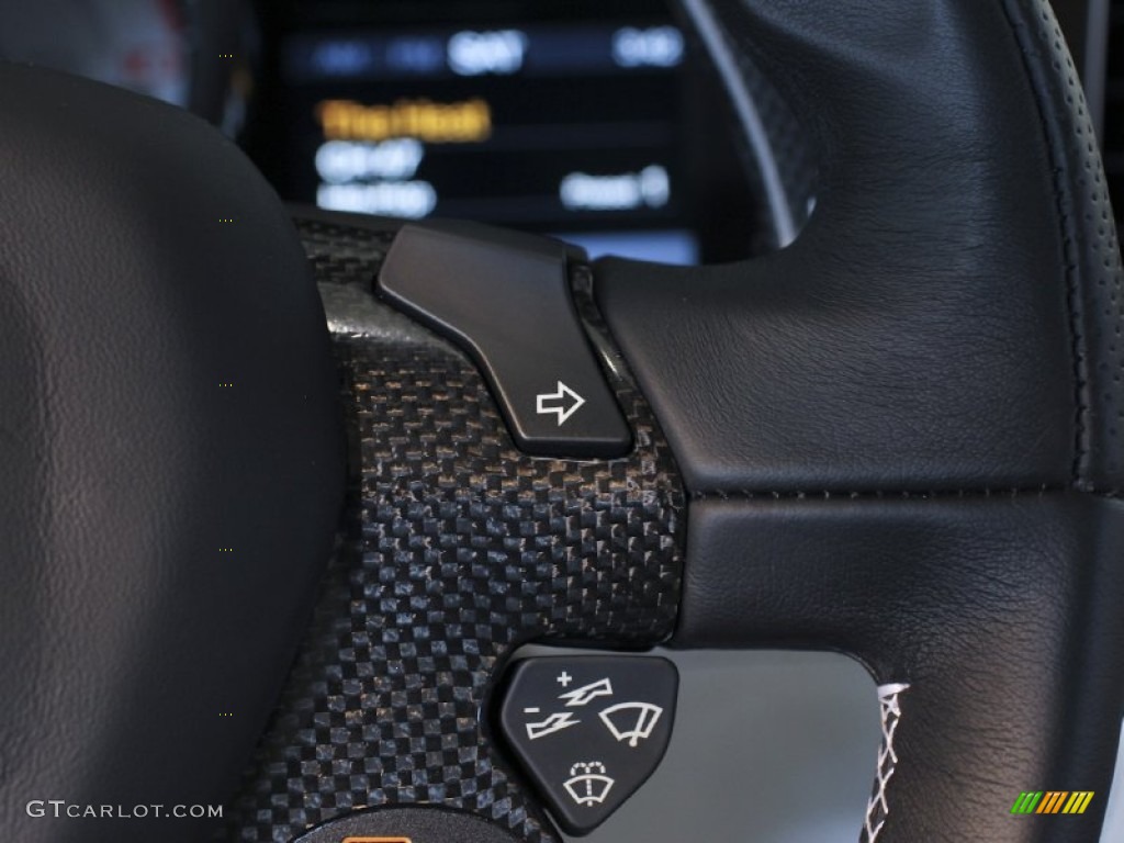 2011 Ferrari 458 Italia Crema/Nero Steering Wheel Photo #63253516