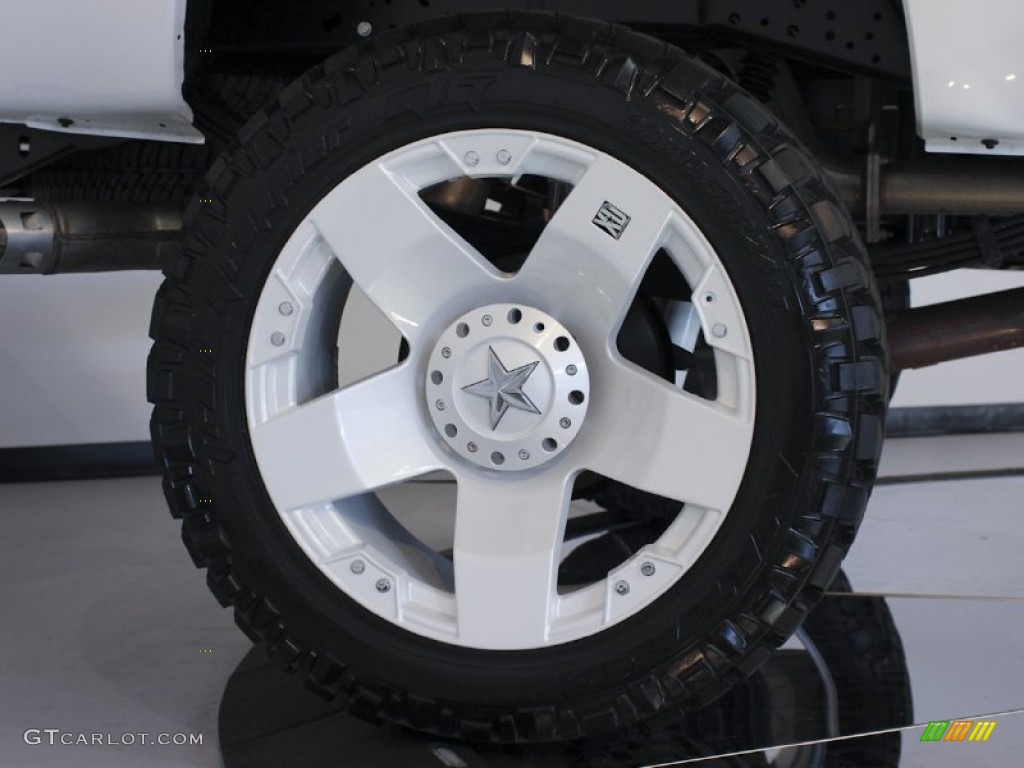 2012 Ford F250 Super Duty Lariat Crew Cab 4x4 Custom Wheels Photo #63254303