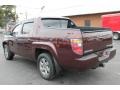 2008 Dark Cherry Pearl Honda Ridgeline RTX  photo #2