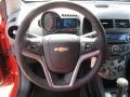 Jet Black/Dark Titanium 2012 Chevrolet Sonic LTZ Hatch Steering Wheel