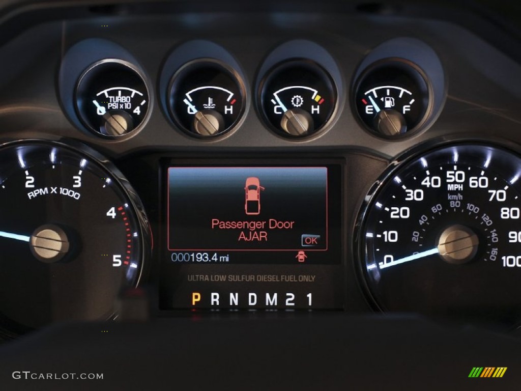 2012 Ford F250 Super Duty Lariat Crew Cab 4x4 Gauges Photo #63255070