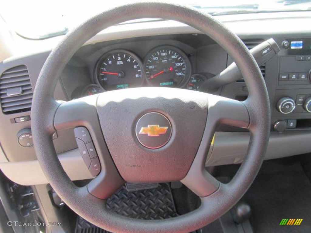 2012 Silverado 1500 Work Truck Extended Cab 4x4 - Blue Granite Metallic / Dark Titanium photo #11