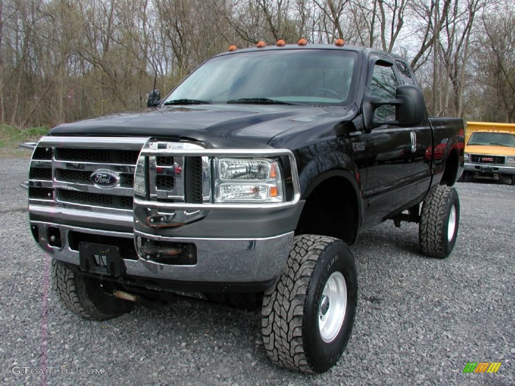 Black Ford F250 Super Duty