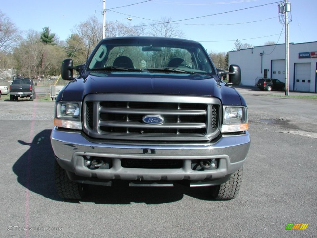 2003 F350 Super Duty XL Regular Cab 4x4 - True Blue Metallic / Medium Flint photo #8