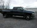 2002 Patriot Blue Metallic Dodge Ram 3500 SLT Quad Cab 4x4 Dually  photo #14