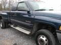 2002 Patriot Blue Metallic Dodge Ram 3500 SLT Quad Cab 4x4 Dually  photo #27