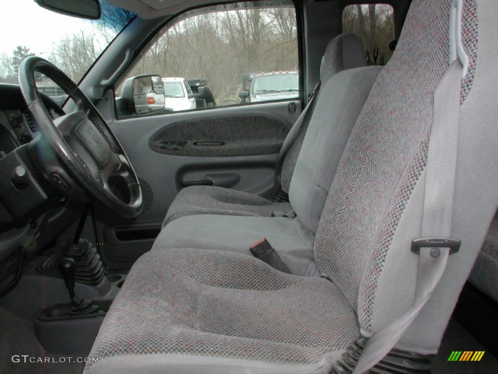 2002 Ram 3500 SLT Quad Cab 4x4 Dually - Patriot Blue Metallic / Mist Gray photo #33