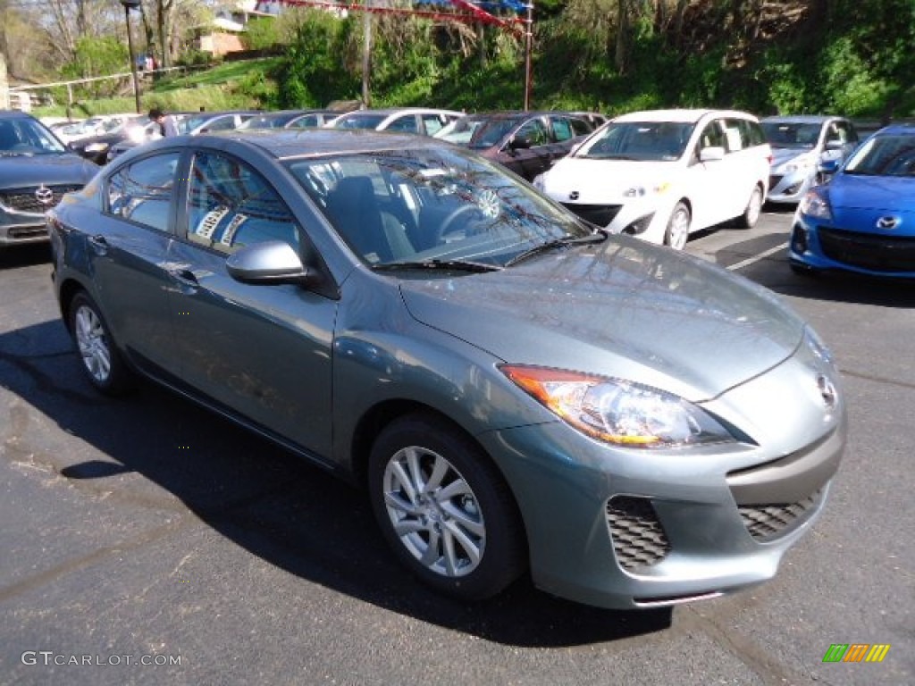 2012 MAZDA3 i Touring 4 Door - Dolphin Gray Mica / Black photo #7