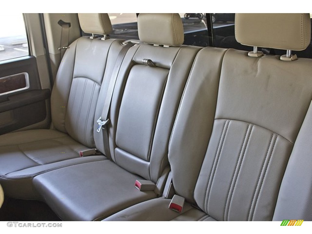 2010 Dodge Ram 3500 Laramie Crew Cab 4x4 Dually Rear Seat Photo #63257782