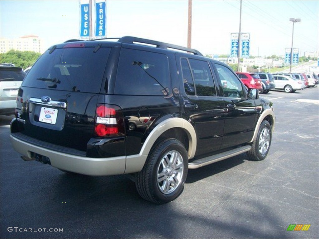 2010 Explorer Eddie Bauer - Black / Black/Camel photo #12