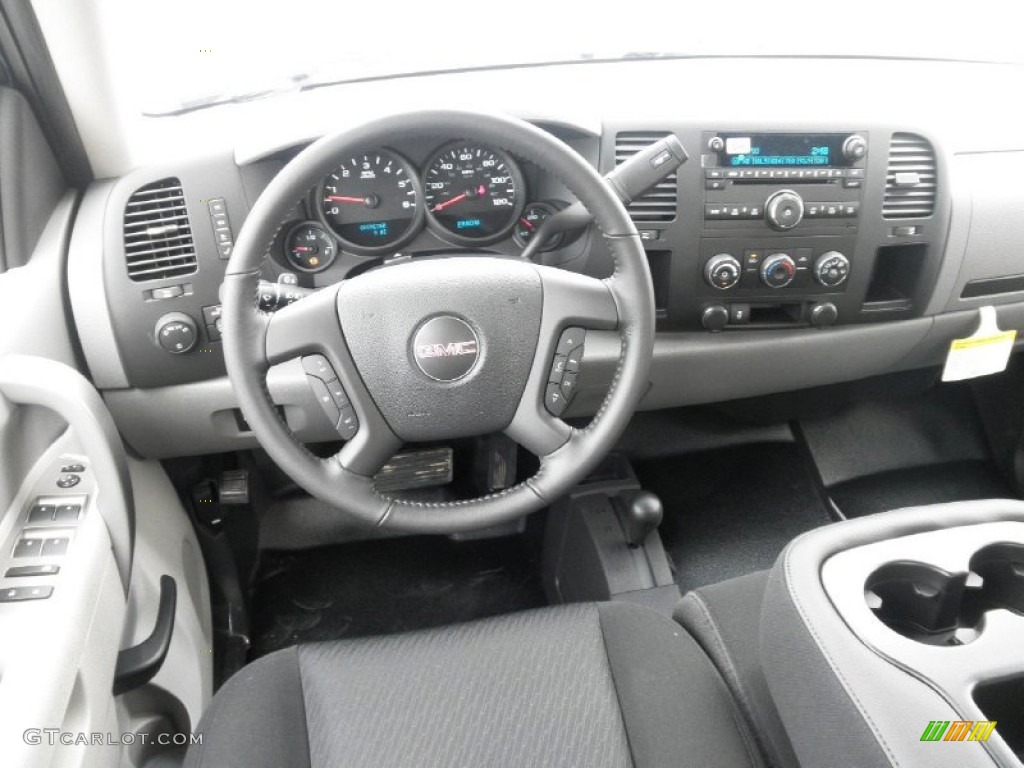 Dark Titanium Interior 2012 GMC Sierra 1500 Extended Cab 4x4 Photo #63259540