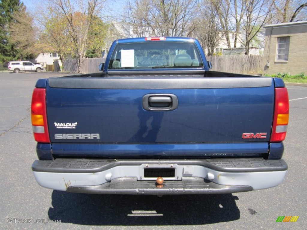 2002 Sierra 1500 SL Regular Cab - Indigo Blue Metallic / Graphite photo #6