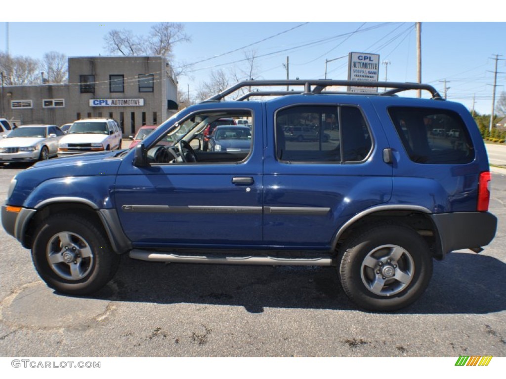 2003 Xterra SE V6 - Just Blue Metallic / Charcoal photo #3