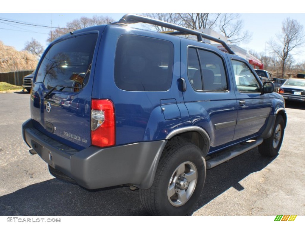 2003 Xterra SE V6 - Just Blue Metallic / Charcoal photo #6