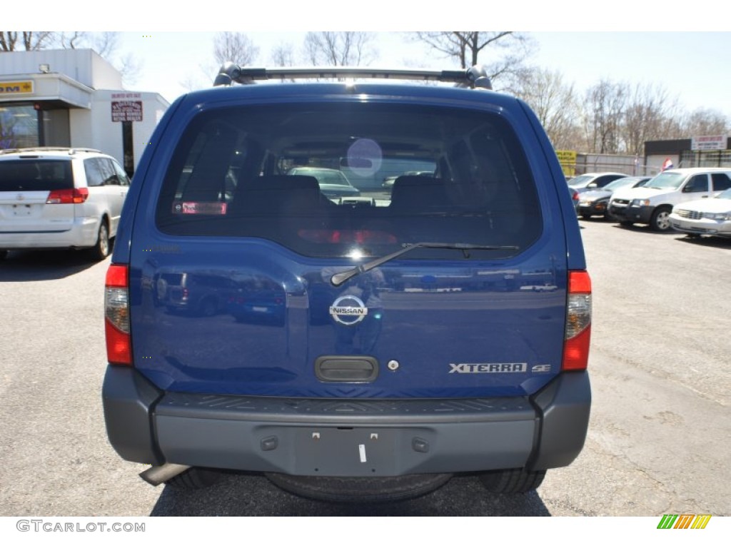 2003 Xterra SE V6 - Just Blue Metallic / Charcoal photo #7