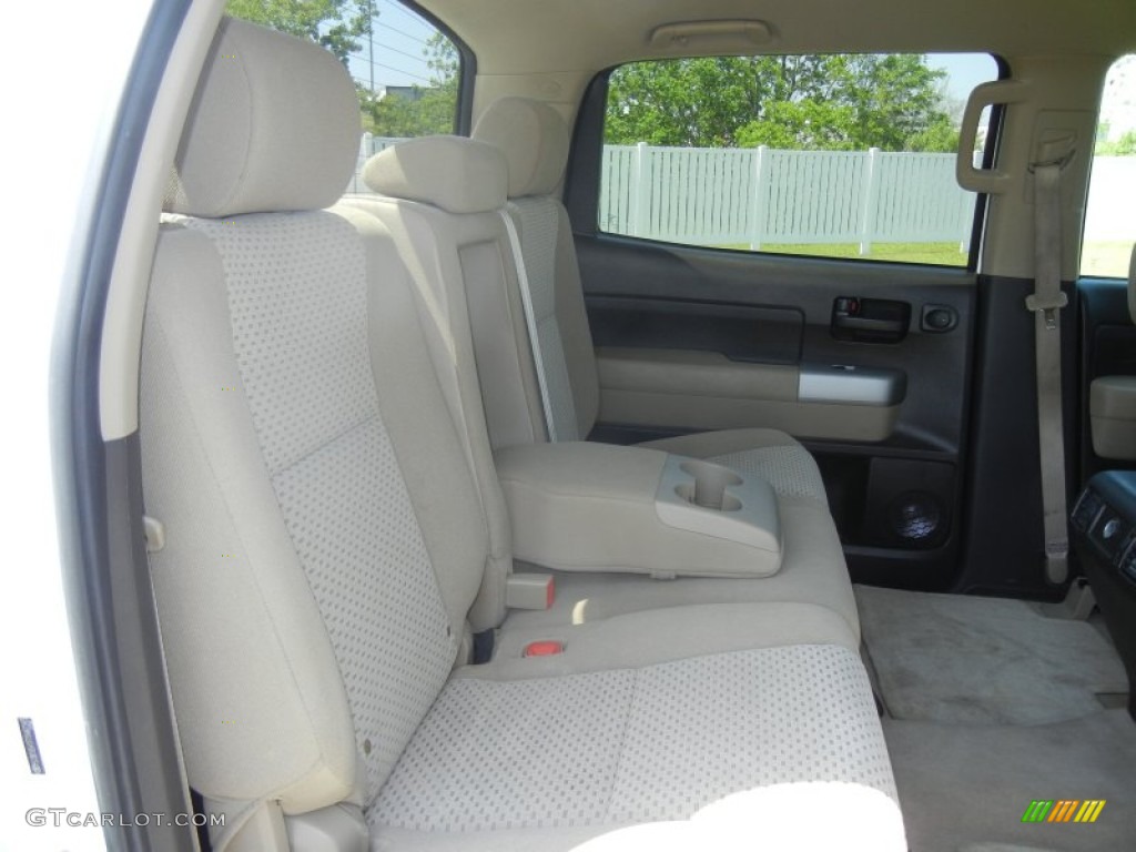 2007 Tundra SR5 TRD CrewMax - Super White / Beige photo #8