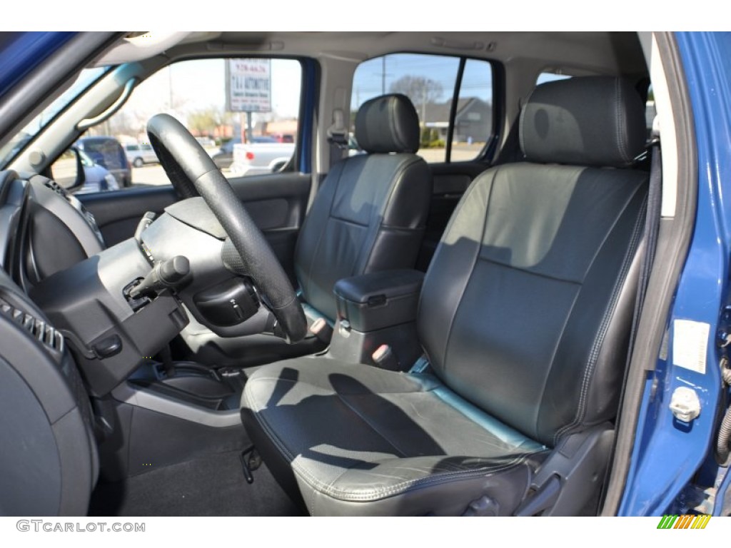 2003 Xterra SE V6 - Just Blue Metallic / Charcoal photo #14