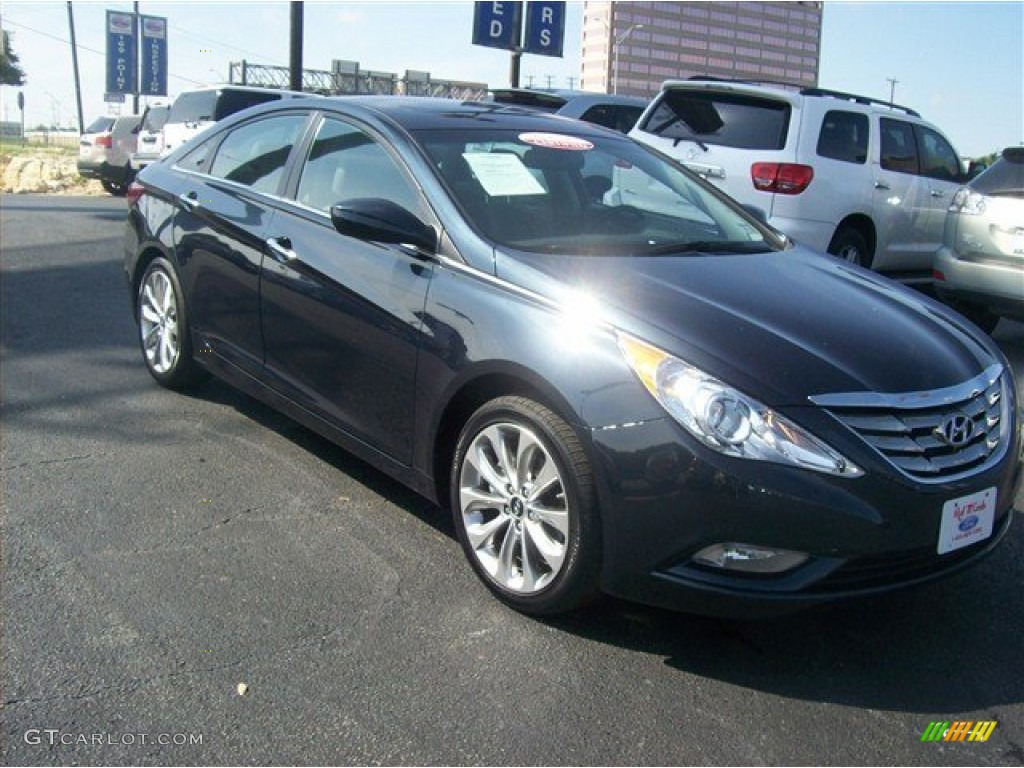 2011 Sonata SE - Pacific Blue Pearl / Gray photo #1