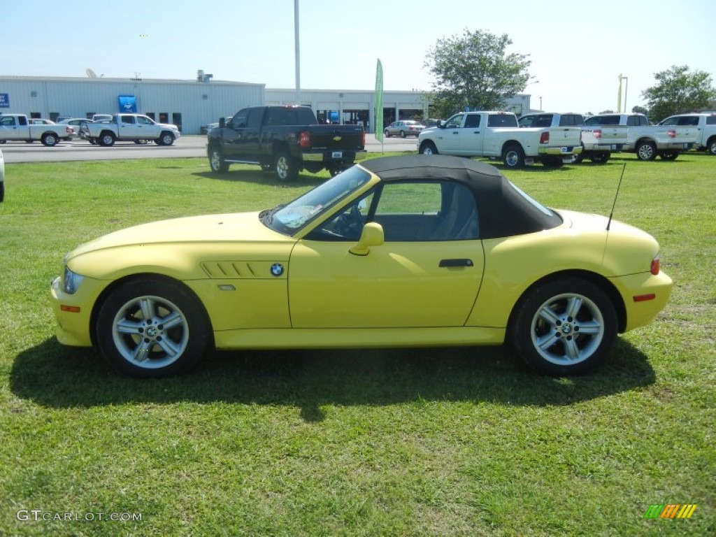 Dakar Yellow 2002 BMW Z3 2.5i Roadster Exterior Photo #63260332