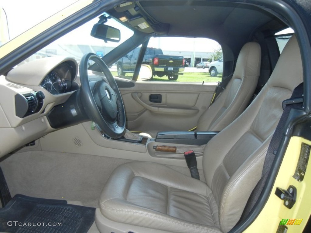 Beige Interior 2002 BMW Z3 2.5i Roadster Photo #63260359