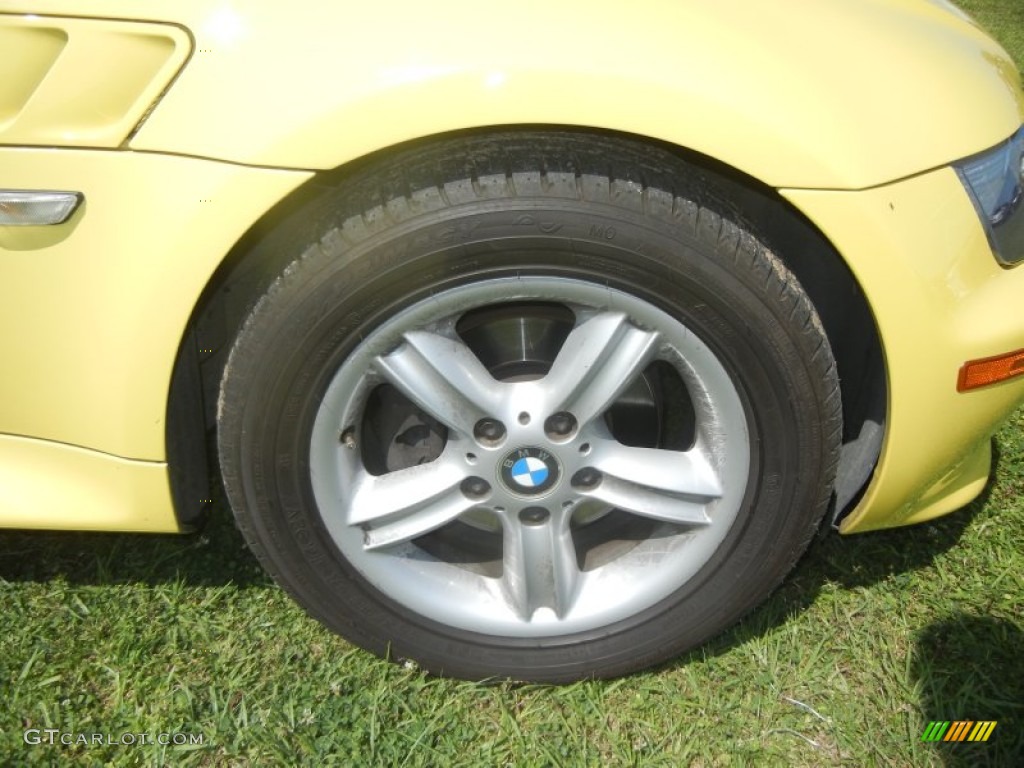 2002 Z3 2.5i Roadster - Dakar Yellow / Beige photo #19