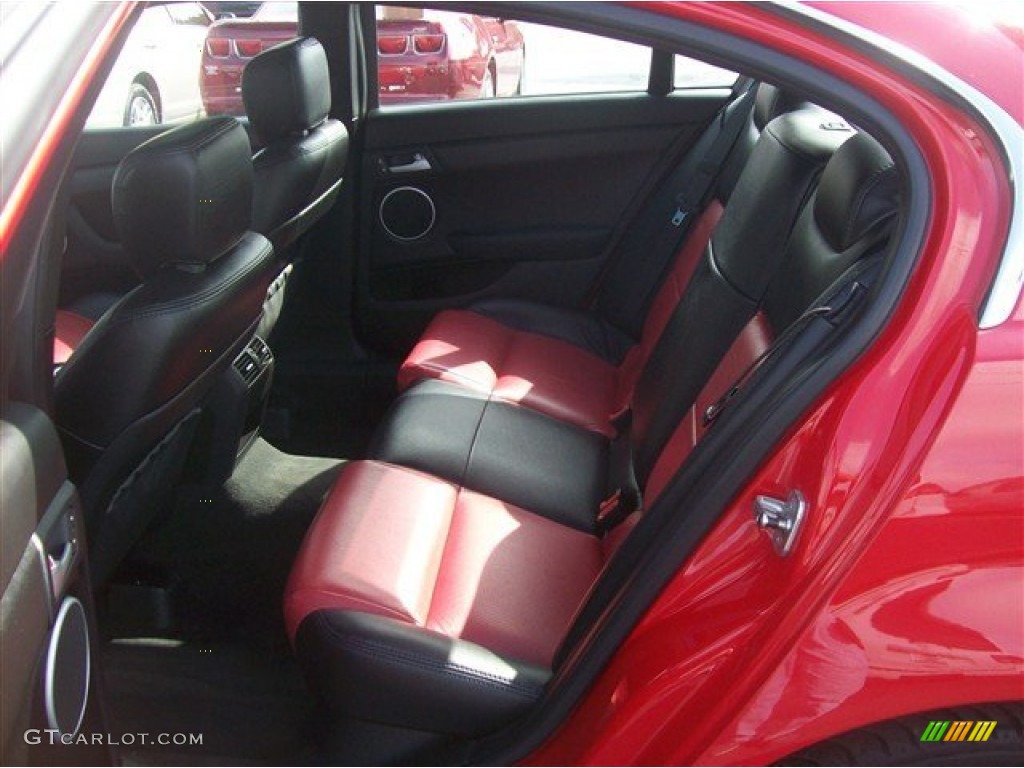 2009 G8 Sedan - Liquid Red / Onyx/Red photo #3