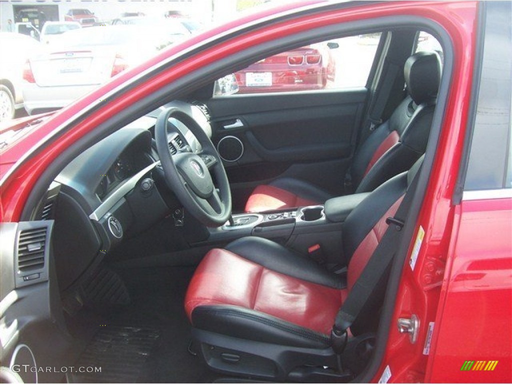 2009 G8 Sedan - Liquid Red / Onyx/Red photo #4