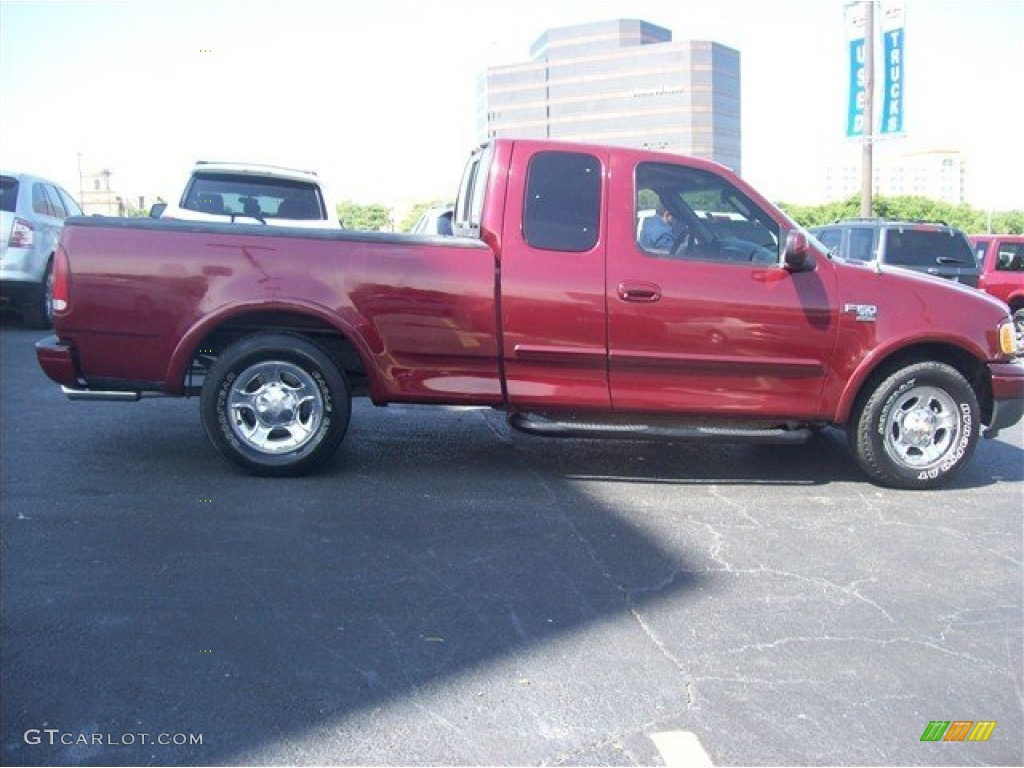 2003 F150 XLT SuperCab - Toreador Red Metallic / Medium Graphite Grey photo #10