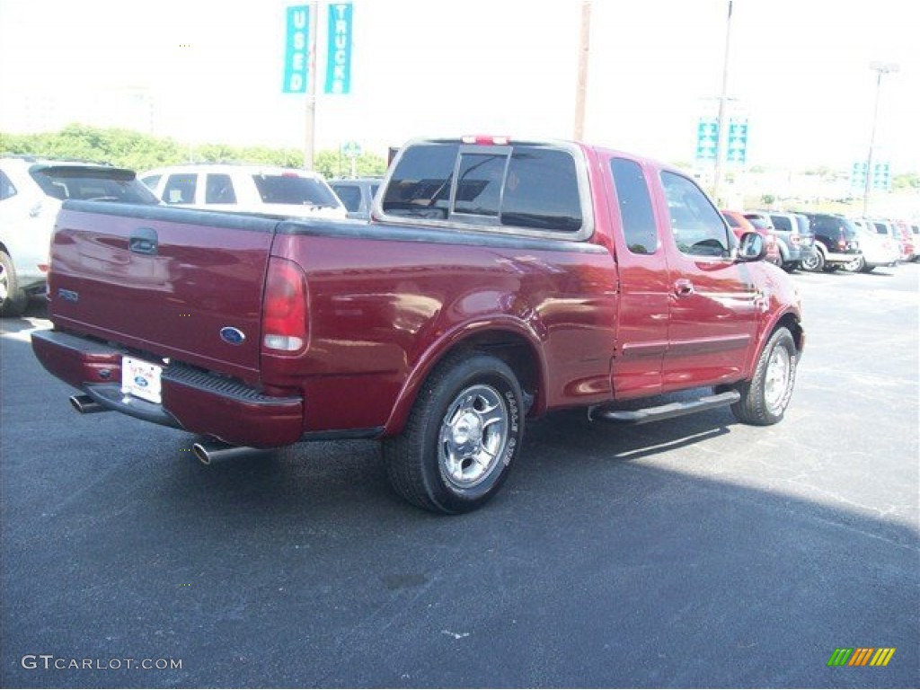 2003 F150 XLT SuperCab - Toreador Red Metallic / Medium Graphite Grey photo #11