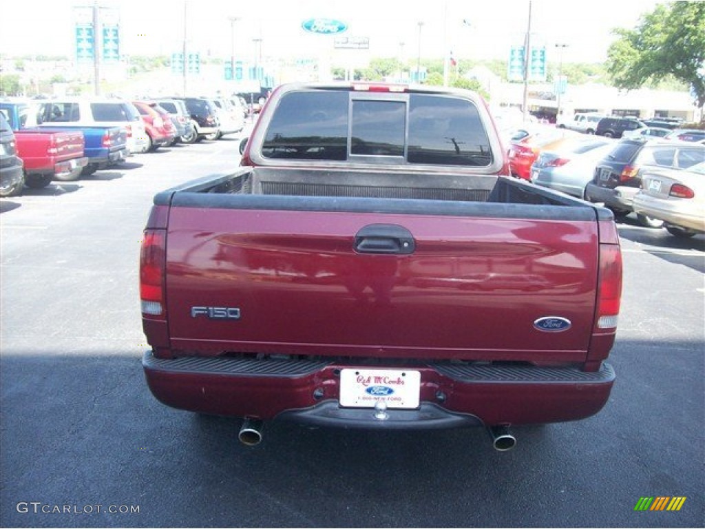 2003 F150 XLT SuperCab - Toreador Red Metallic / Medium Graphite Grey photo #12