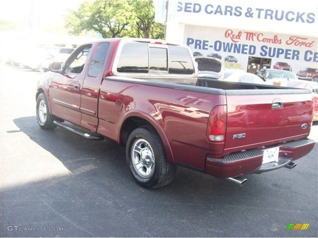2003 F150 XLT SuperCab - Toreador Red Metallic / Medium Graphite Grey photo #13