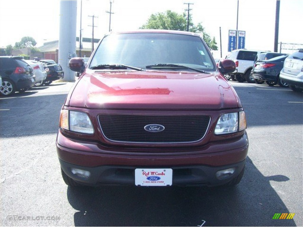 2003 F150 XLT SuperCab - Toreador Red Metallic / Medium Graphite Grey photo #16