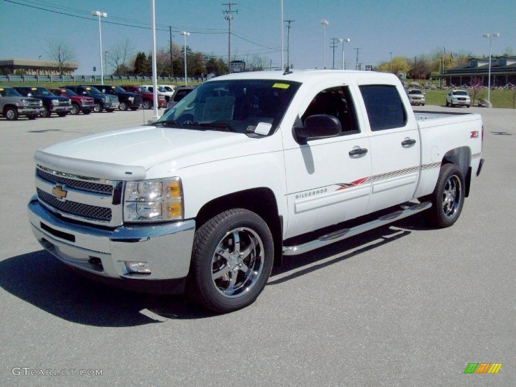 2012 Silverado 1500 LT Crew Cab 4x4 - Summit White / Ebony photo #10