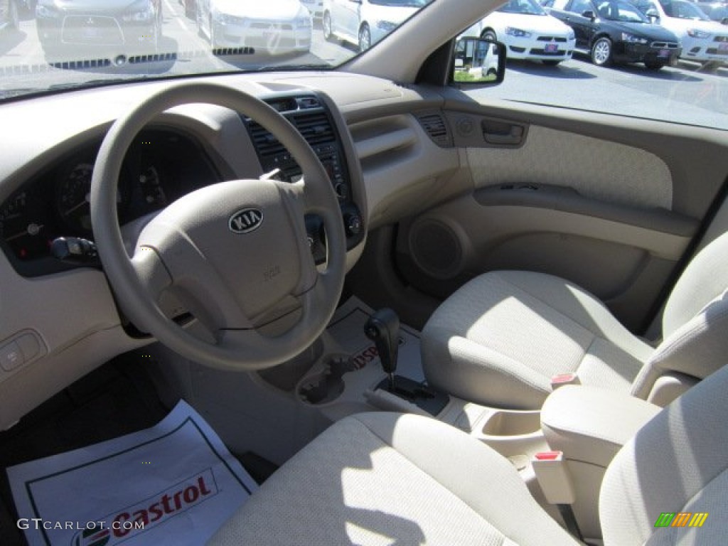 2008 Sportage LX - Smokey Brown Metallic / Beige photo #19