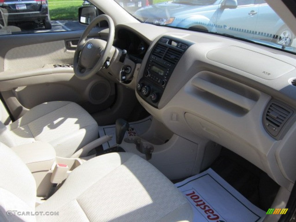 2008 Sportage LX - Smokey Brown Metallic / Beige photo #26