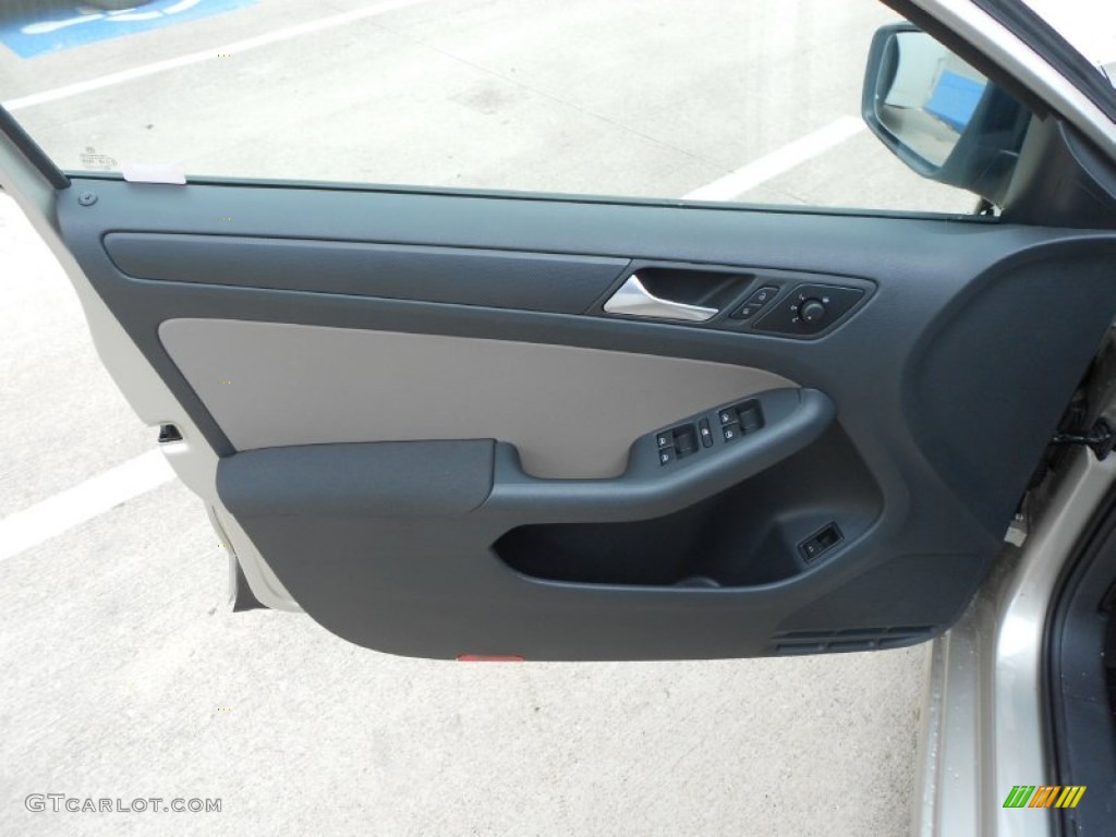 2012 Volkswagen Jetta S Sedan Latte Macchiato Door Panel Photo #63265129
