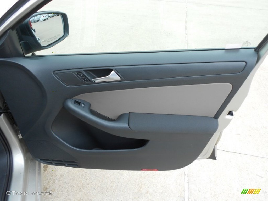 2012 Volkswagen Jetta S Sedan Latte Macchiato Door Panel Photo #63265147
