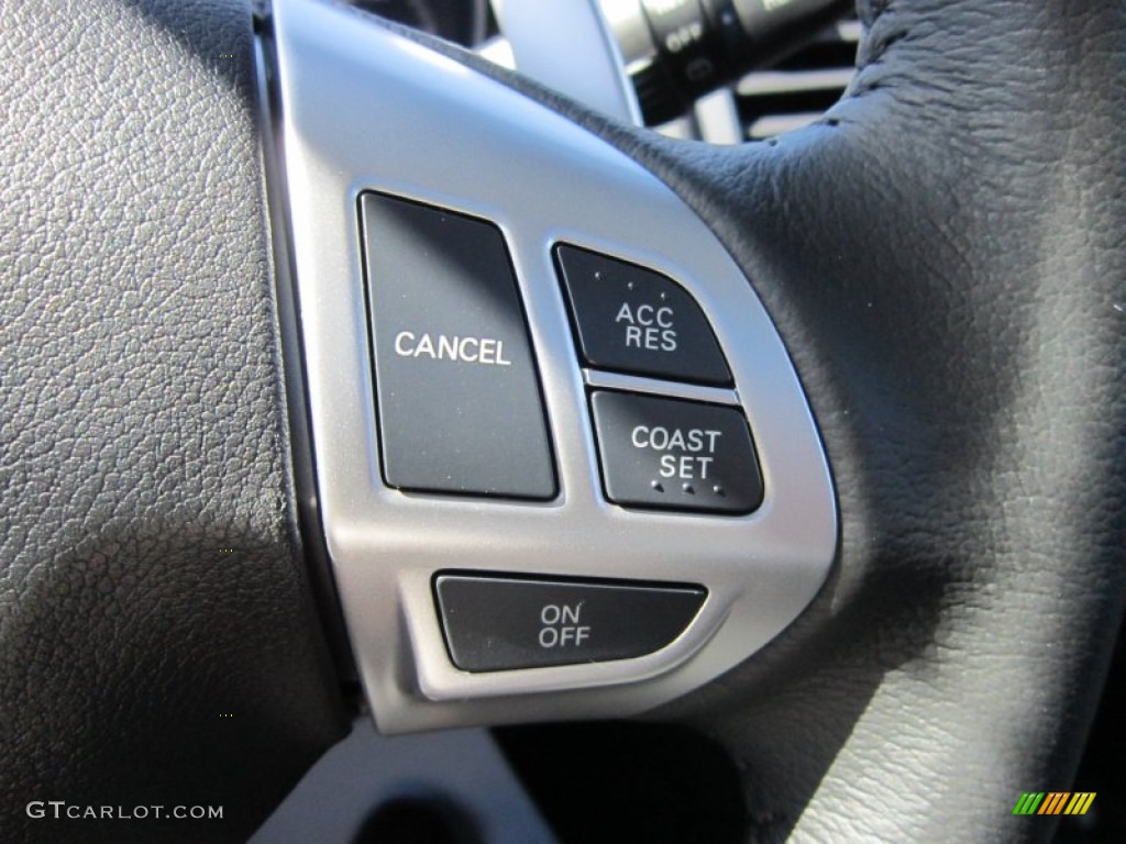 2012 Outlander GT S AWD - Cosmic Blue Metallic / Black photo #16