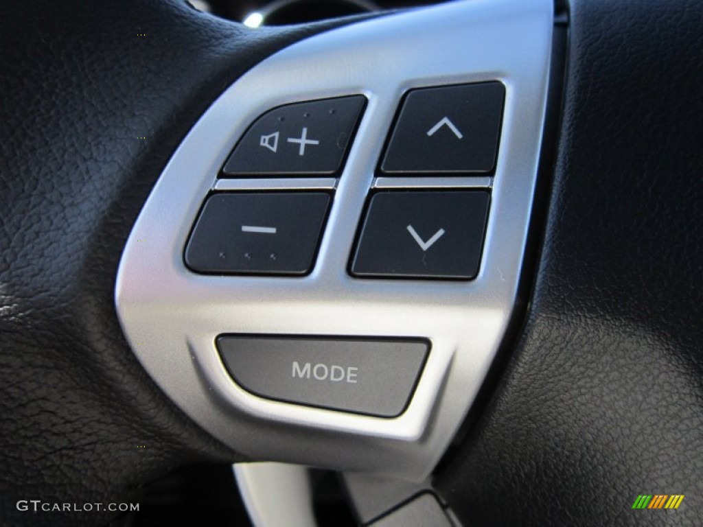 2012 Outlander GT S AWD - Cosmic Blue Metallic / Black photo #17