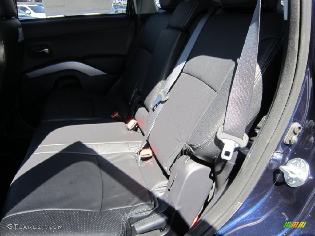 2012 Outlander GT S AWD - Cosmic Blue Metallic / Black photo #23