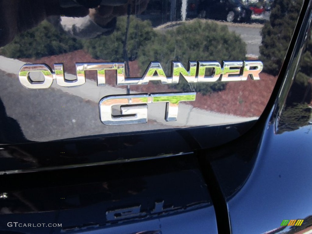 2012 Outlander GT S AWD - Cosmic Blue Metallic / Black photo #30