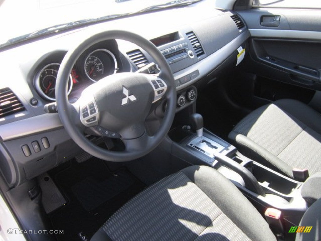 2012 Lancer ES - Wicked White / Black photo #10