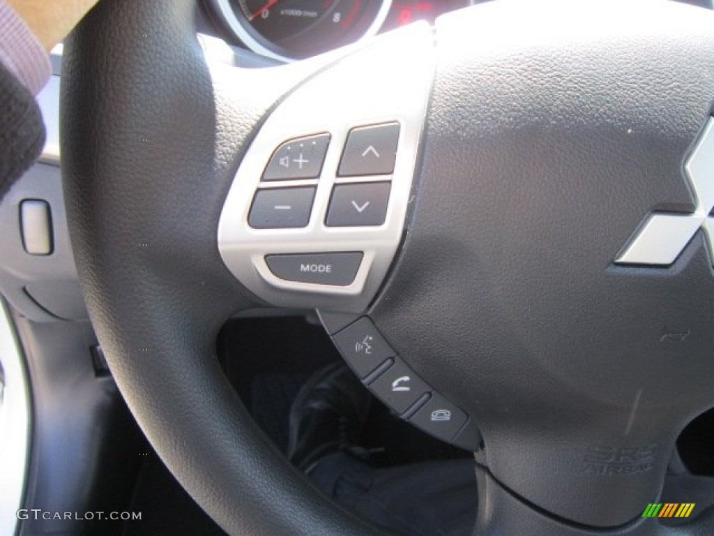 2012 Lancer ES - Wicked White / Black photo #15