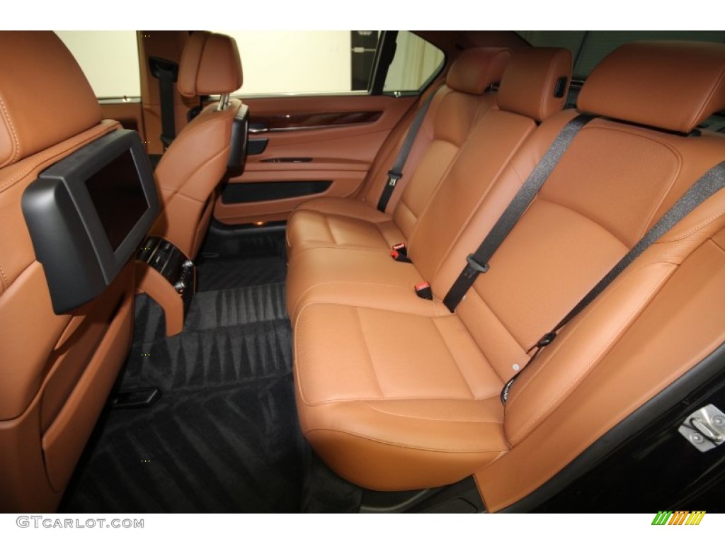 Amaro Brown Full Merino Leather Interior 2010 BMW 7 Series 750Li Sedan Photo #63266609