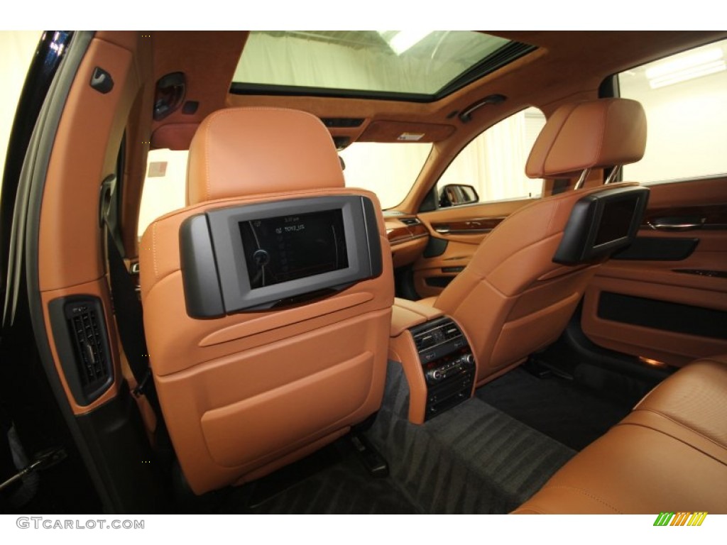 Amaro Brown Full Merino Leather Interior 2010 BMW 7 Series 750Li Sedan Photo #63266749