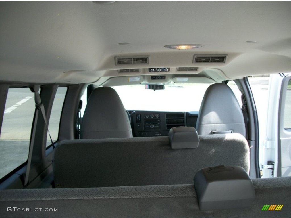 2012 Express LT 1500 AWD Passenger Van - Summit White / Medium Pewter photo #16